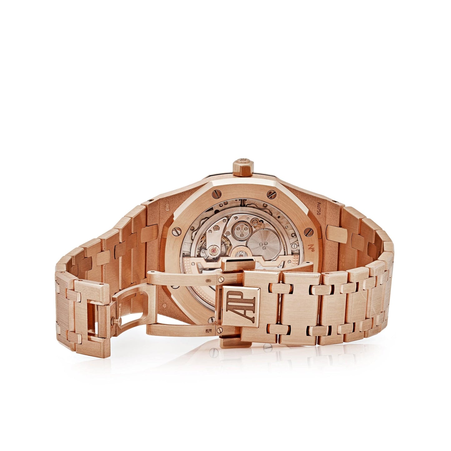 Audemars Piguet Royal Oak 15202OR.OO.1240OR.01 'Jumbo' Extra-Thin Rose Gold Blue Dial