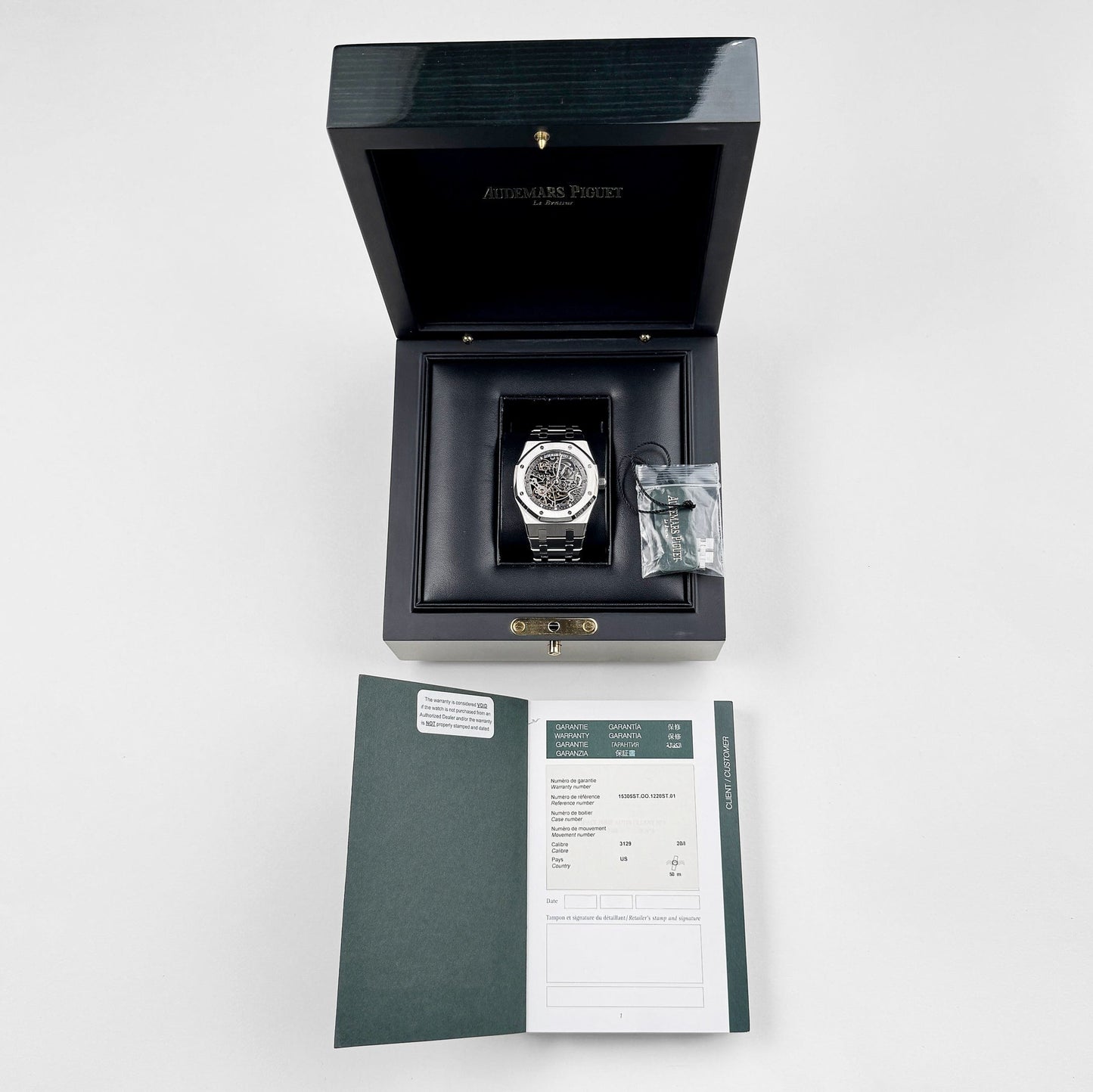 Audemars Piguet Royal Oak 15305ST.OO.1220ST.01 Stainless Steel Openworked (2015)