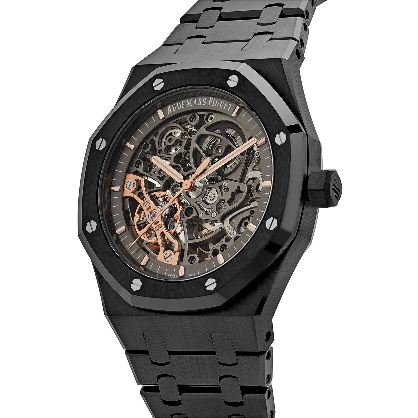 Audemars Piguet Royal Oak 15416CE.OO.1225CE.01 Double Balance Wheel Openworked Black Ceramic (2020)
