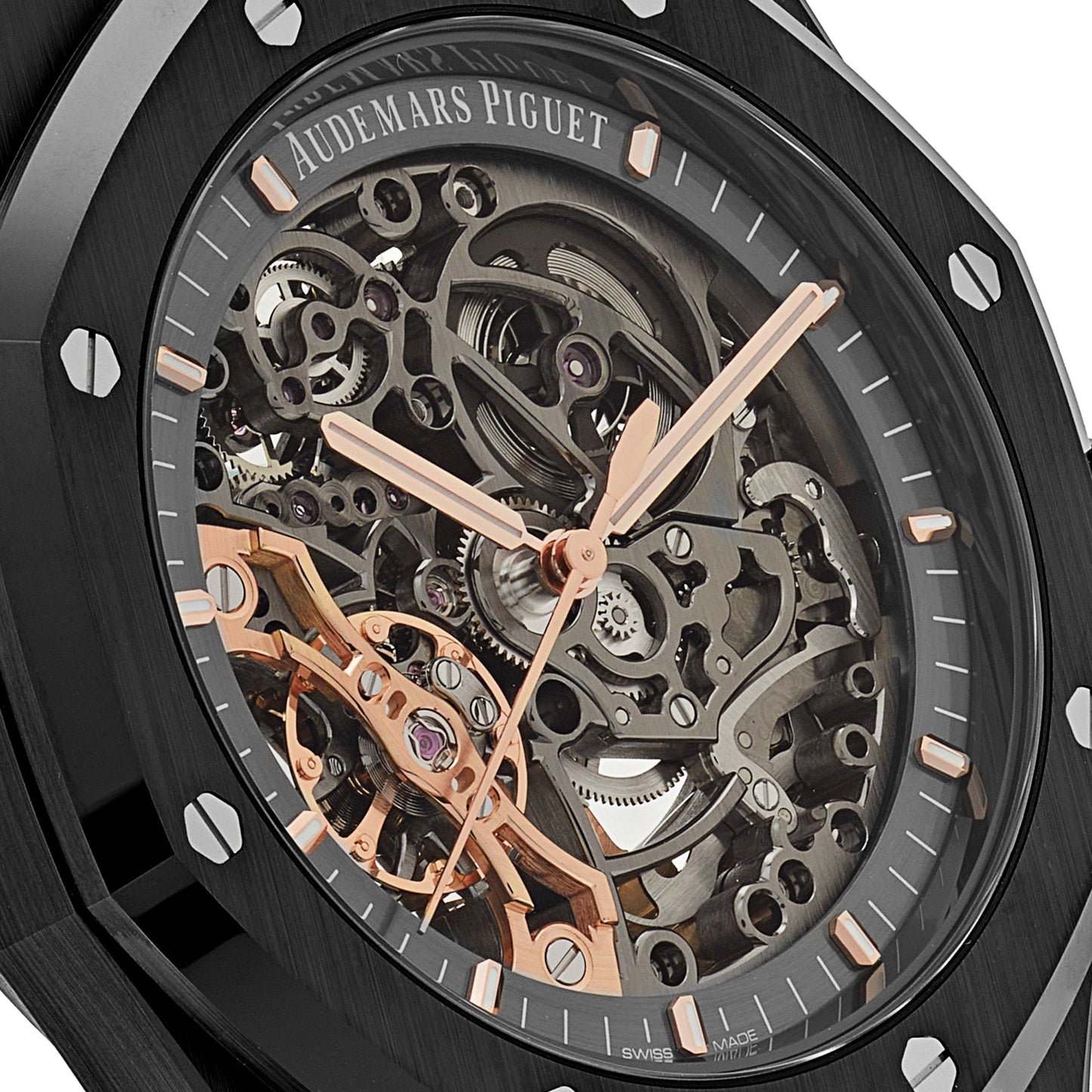 Audemars Piguet Royal Oak 15416CE.OO.1225CE.01 Double Balance Wheel Openworked Black Ceramic (2020)