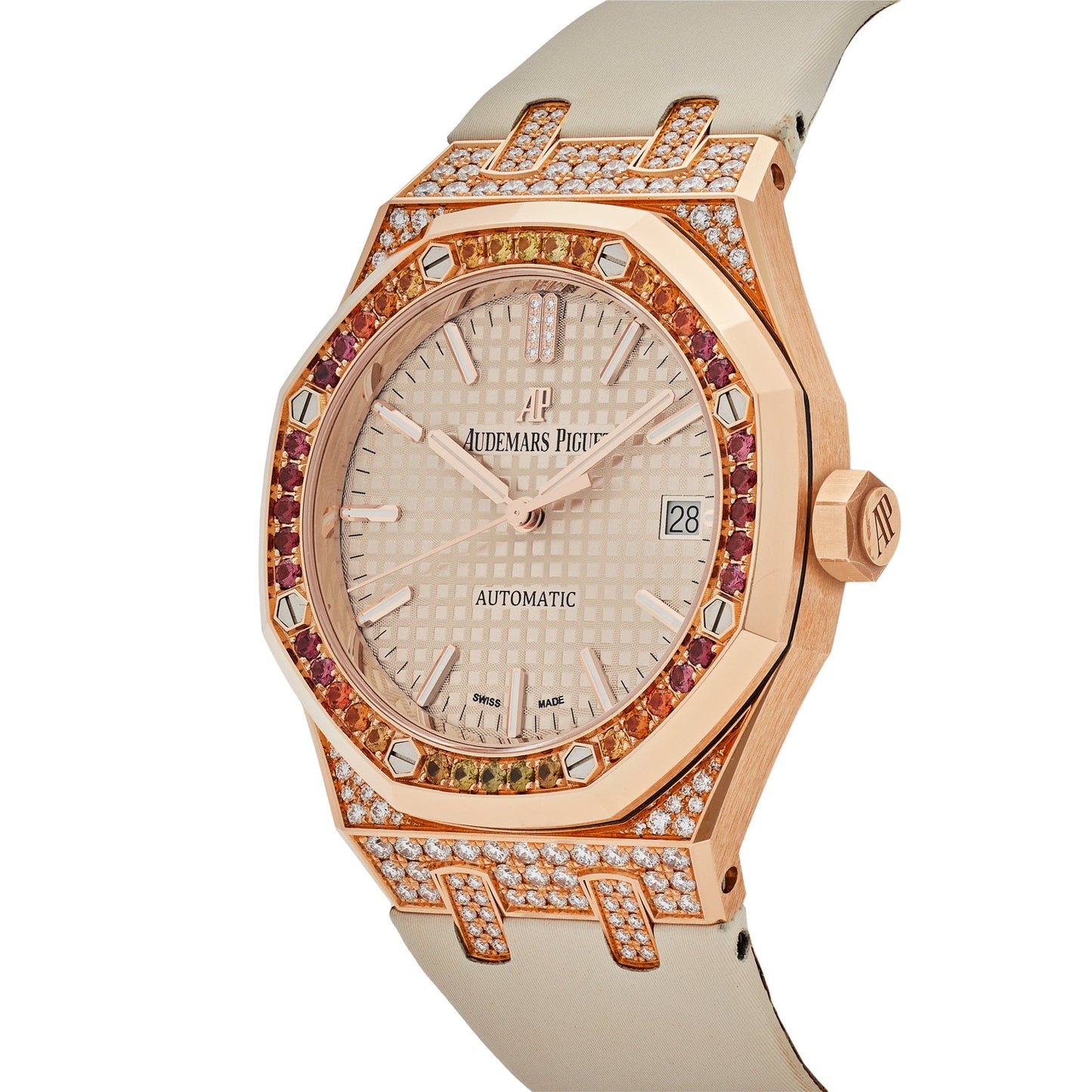 Audemars Piguet Royal Oak 15452OR.ZY.D038VE.01 Rose Gold and Diamonds