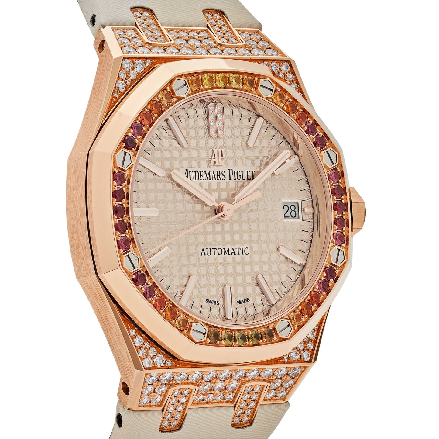 Audemars Piguet Royal Oak 15452OR.ZY.D038VE.01 Rose Gold and Diamonds