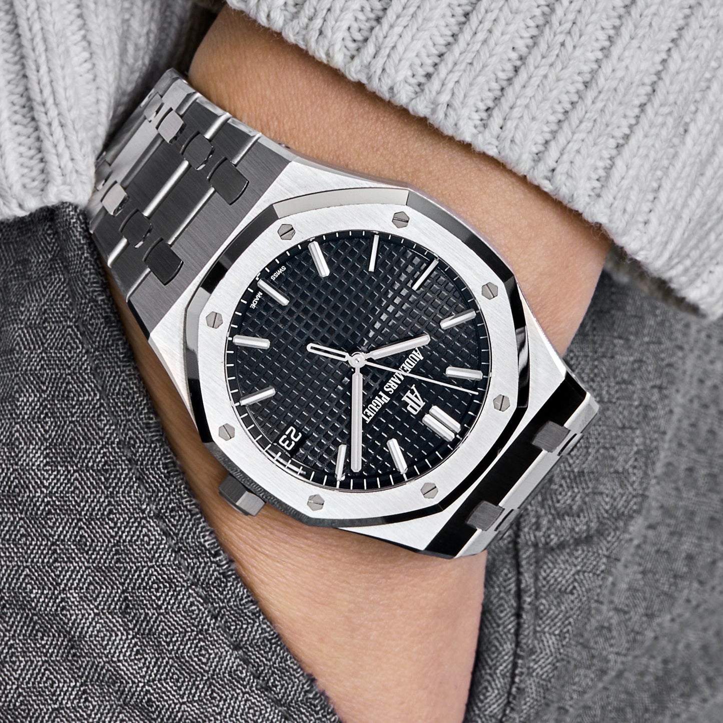 Audemars Piguet Royal Oak 15500ST.OO.1220ST.03 Selfwinding Stainless Steel Black Dial