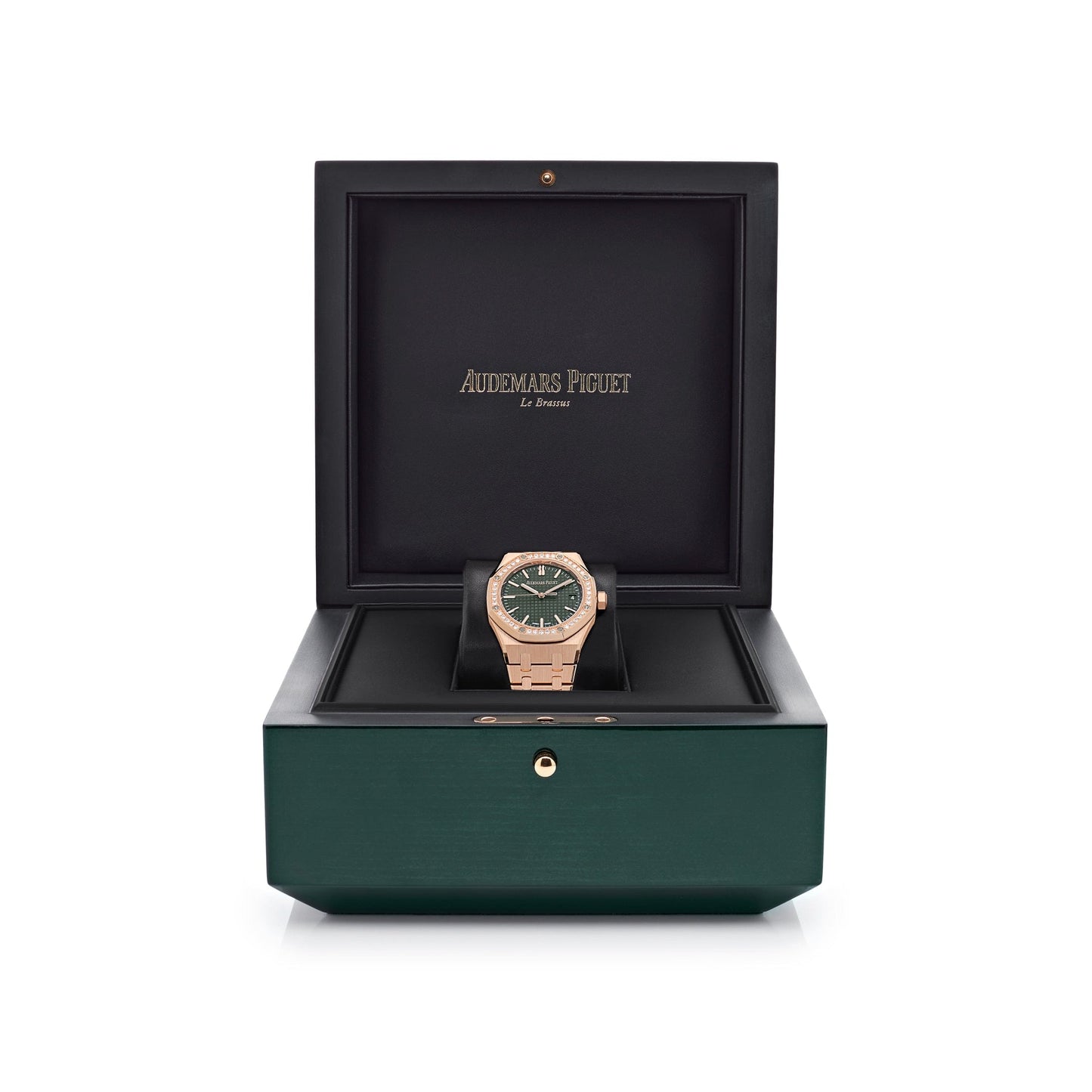 Audemars Piguet Royal Oak 15551OR.ZZ.1356OR.06  Selfwinding Rose Gold Khaki Green Dial