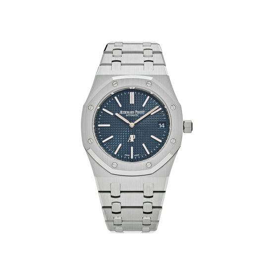 Audemars Piguet Royal Oak 16202ST.OO.1240ST.01 'Jumbo' Extra-Thin 50th Anniversary Stainless Steel Blue Dial (2022)
