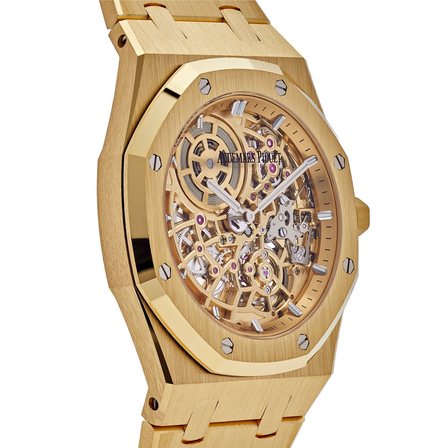 Audemars Piguet Royal Oak 16204BA.OO.1240BA.01 Jumbo Extra-Thin Yellow Gold Openworked (2024)