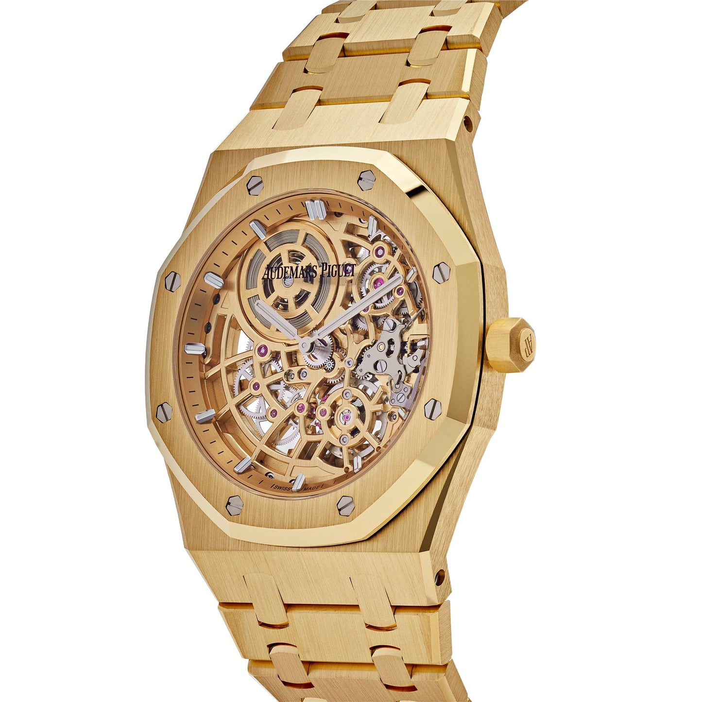 Audemars Piguet Royal Oak 16204BA.OO.1240BA.01 Jumbo Extra-Thin Yellow Gold Openworked (2024)