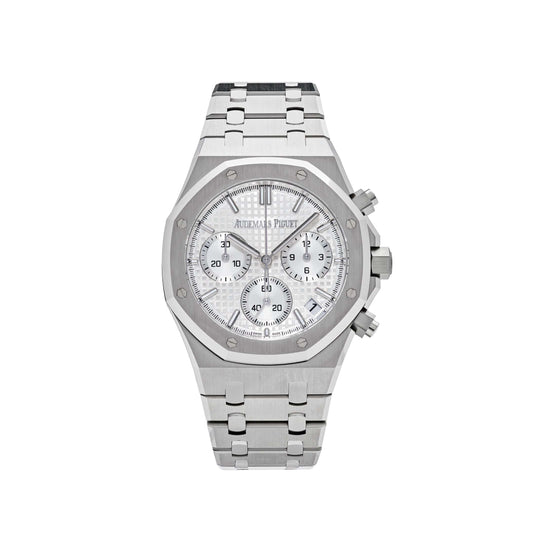 Audemars Piguet Royal Oak 26240ST.OO.1320ST.03 Selfwinding Chronograph '50th Anniversary' Stainless Steel White Dial