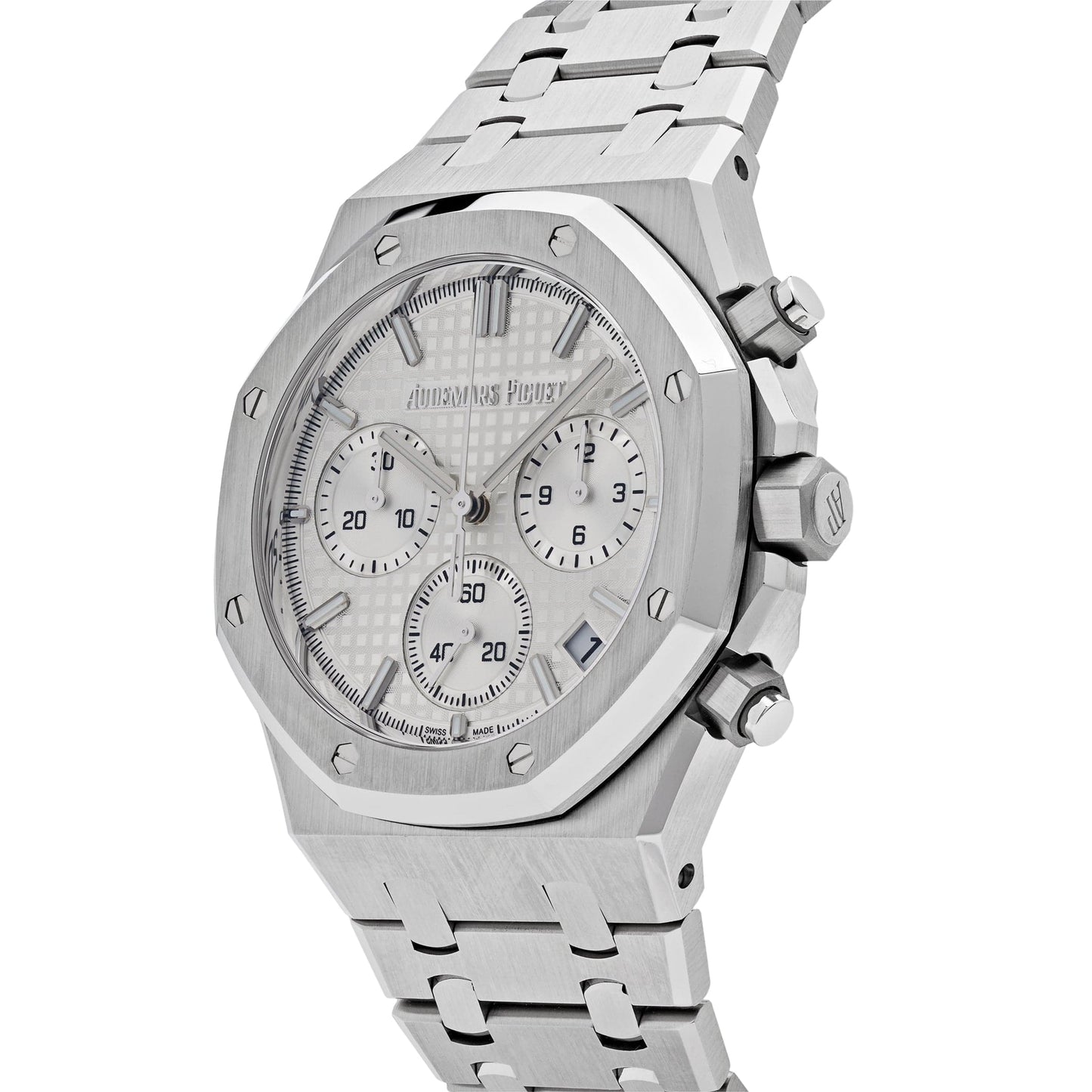 Audemars Piguet Royal Oak 26240ST.OO.1320ST.03 Selfwinding Chronograph '50th Anniversary' Stainless Steel White Dial