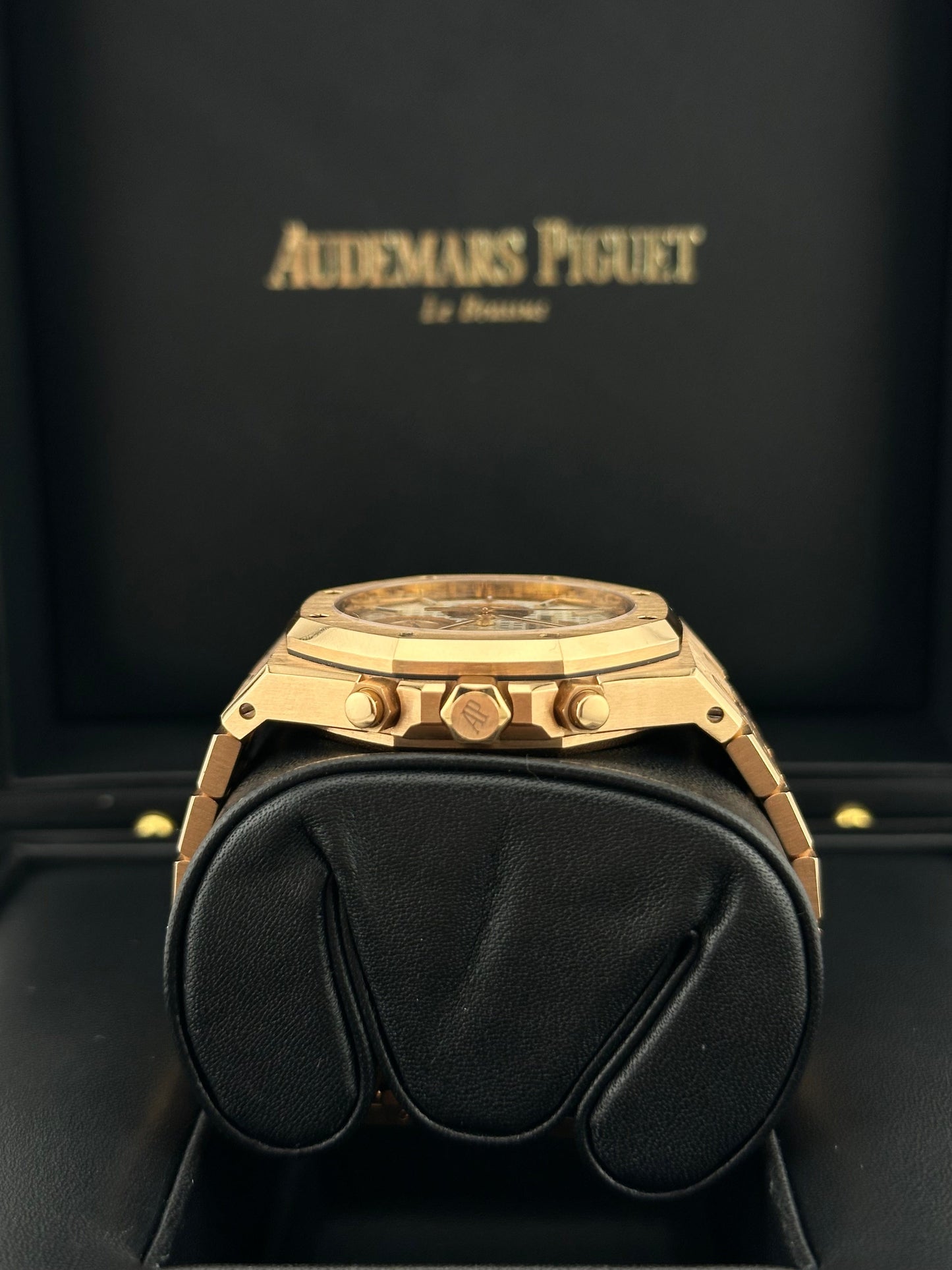 Audemars Piguet Royal Oak 26315OR.OO.1256OR.01 Chronograph Rose Gold Silver Dial