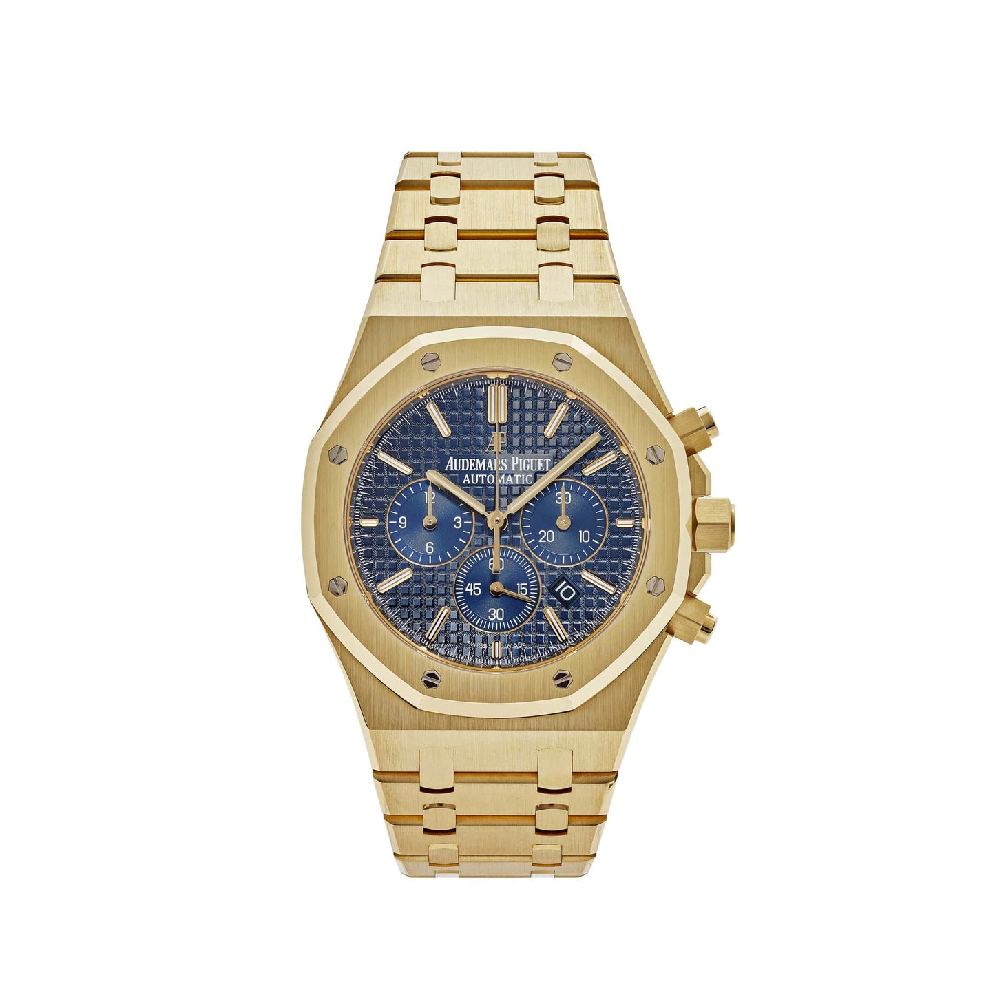 Audemars Piguet Royal Oak 26320BA.OO.1220BA.02 Chronograph Yellow Gold Blue Dial (2016)