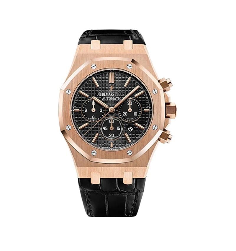 Audemars Piguet Royal Oak 26320OR.OO.D002CR.01 Selfwinding Chronograph Rose Gold Black Dial