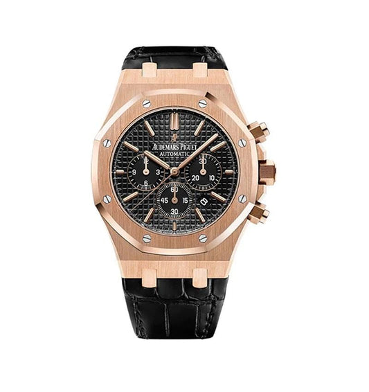 Audemars Piguet Royal Oak 26320OR.OO.D002CR.01 Selfwinding Chronograph Rose Gold Black Dial