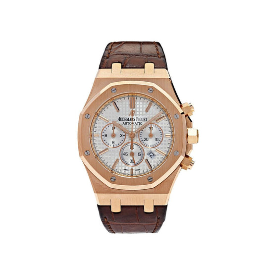Audemars Piguet Royal Oak 26320OR.OO.D088CR.01 Chronograph Rose Gold Silver Dial