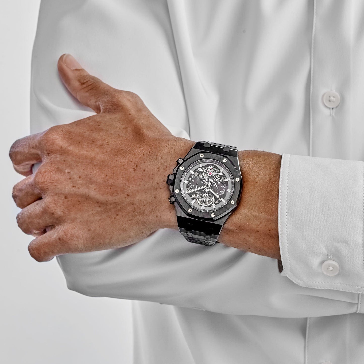 Audemars Piguet Royal Oak 26343CE.OO.1247CE.01 Tourbillon Chronograph Black Ceramic Limited Edition of 100