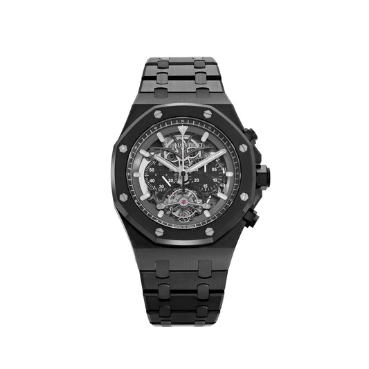 Audemars Piguet Royal Oak 26343CE.OO.1247CE.01 Tourbillon Chronograph Black Ceramic Limited Edition of 100