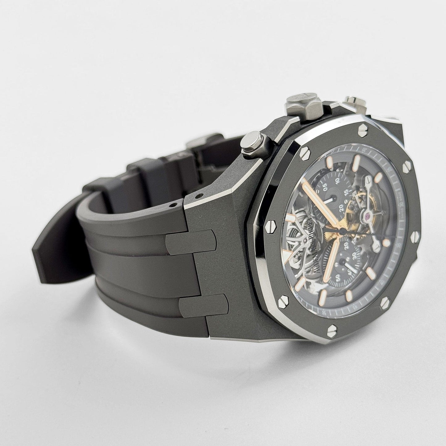 Audemars Piguet Royal Oak 26347TI.OO.D004CR.01 Tourbillon Chronograph Titanium Openworked Dial Boutique Only Edition
