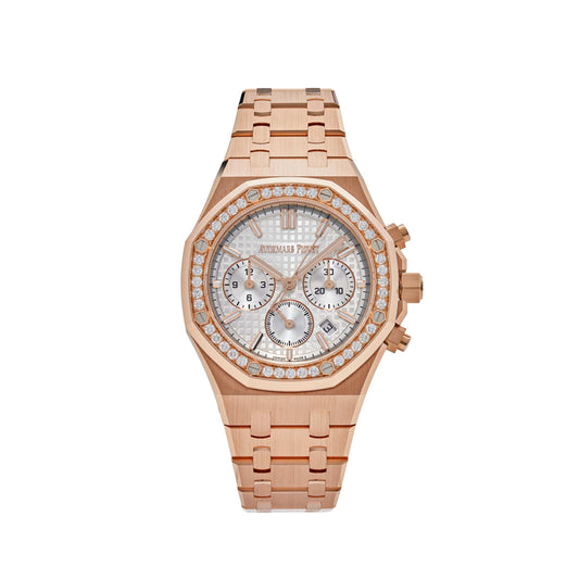 Audemars Piguet Royal Oak 26715OR.ZZ.1356OR.01 Chronograph Rose Gold Diamond Bezel (2024)