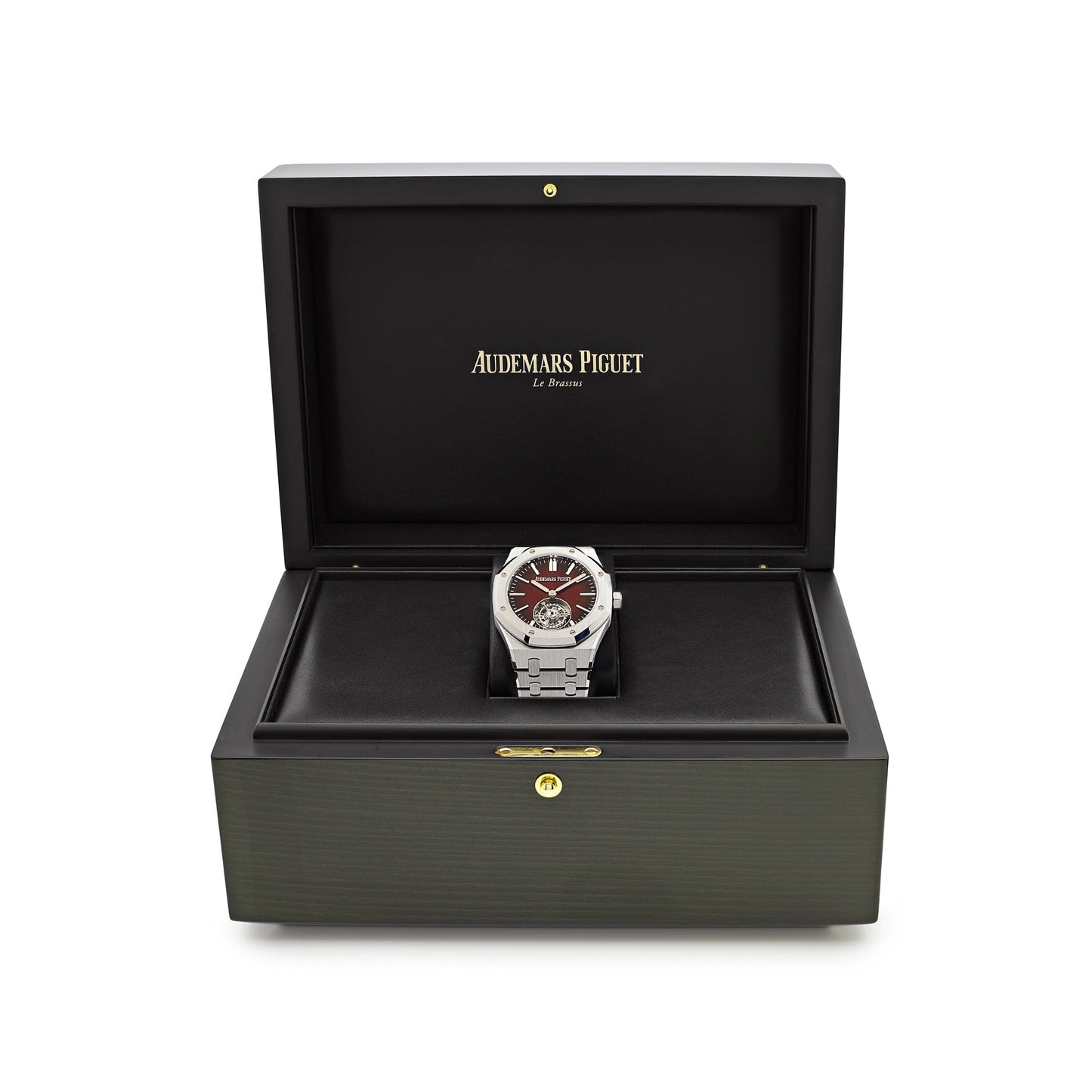 Audemars Piguet Royal Oak 26730ST.OO.1320ST.05 Selfwinding Flying Tourbillon Red Burgundy Stainless Steel