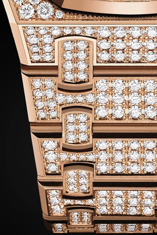 Audemars Piguet Royal Oak 33mm Quartz Rose Gold - Pave Diamond Dial, Case, Bezel and Bracelet (Ref# 67652OR.ZZ.1265OR.01)