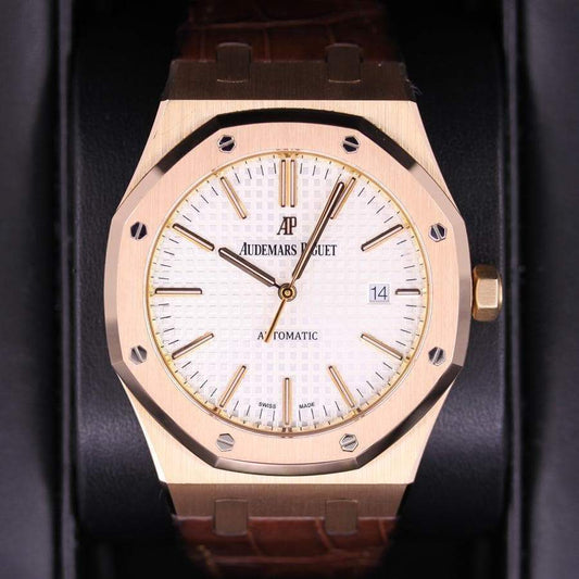 Audemars Piguet Royal Oak 41mm 15400OR White Dial Pre-Owned