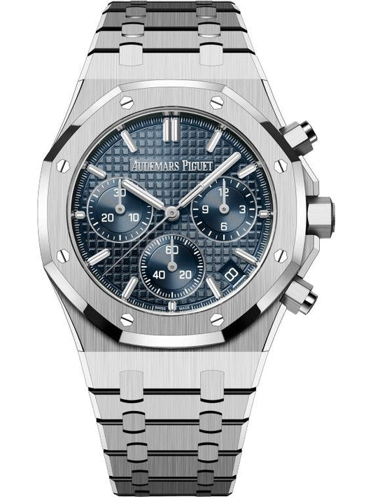 Audemars Piguet ROYAL OAK “50TH ANNIVERSARY” STEEL BRACELET BLUE DIAL 26240ST.OO.1320ST.01 deposit