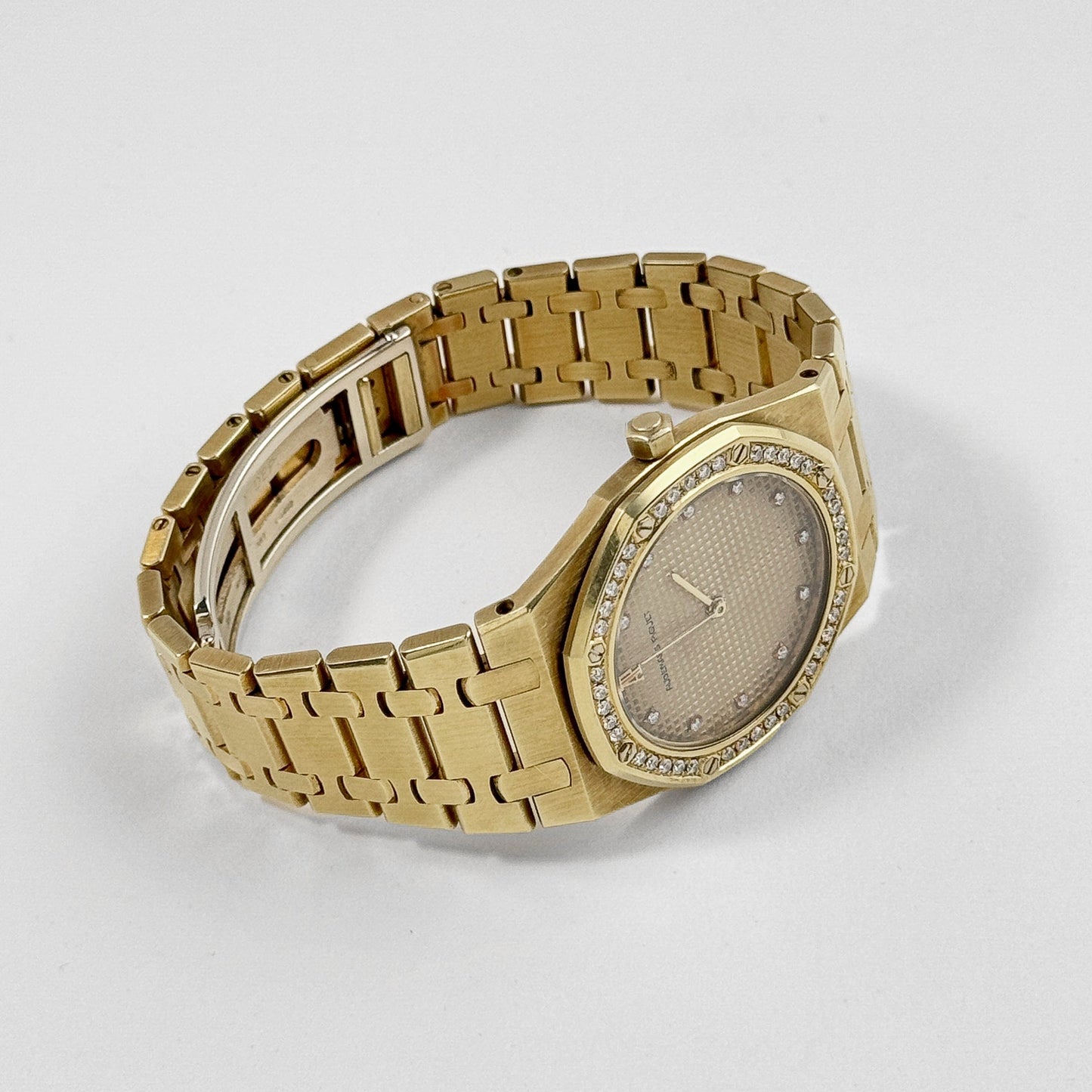 Audemars Piguet Royal Oak 56303BA Yellow Gold Champagne Diamond Dial