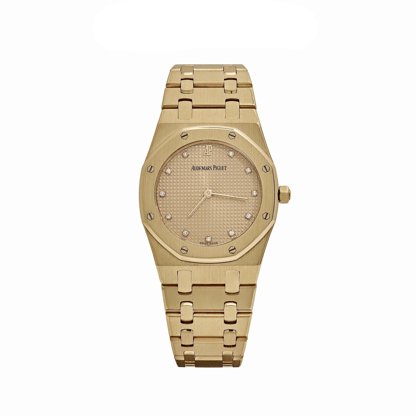 Audemars Piguet Royal Oak 56303BA.OO.0789BA.02 Yellow Gold Champagne Diamond Dial
