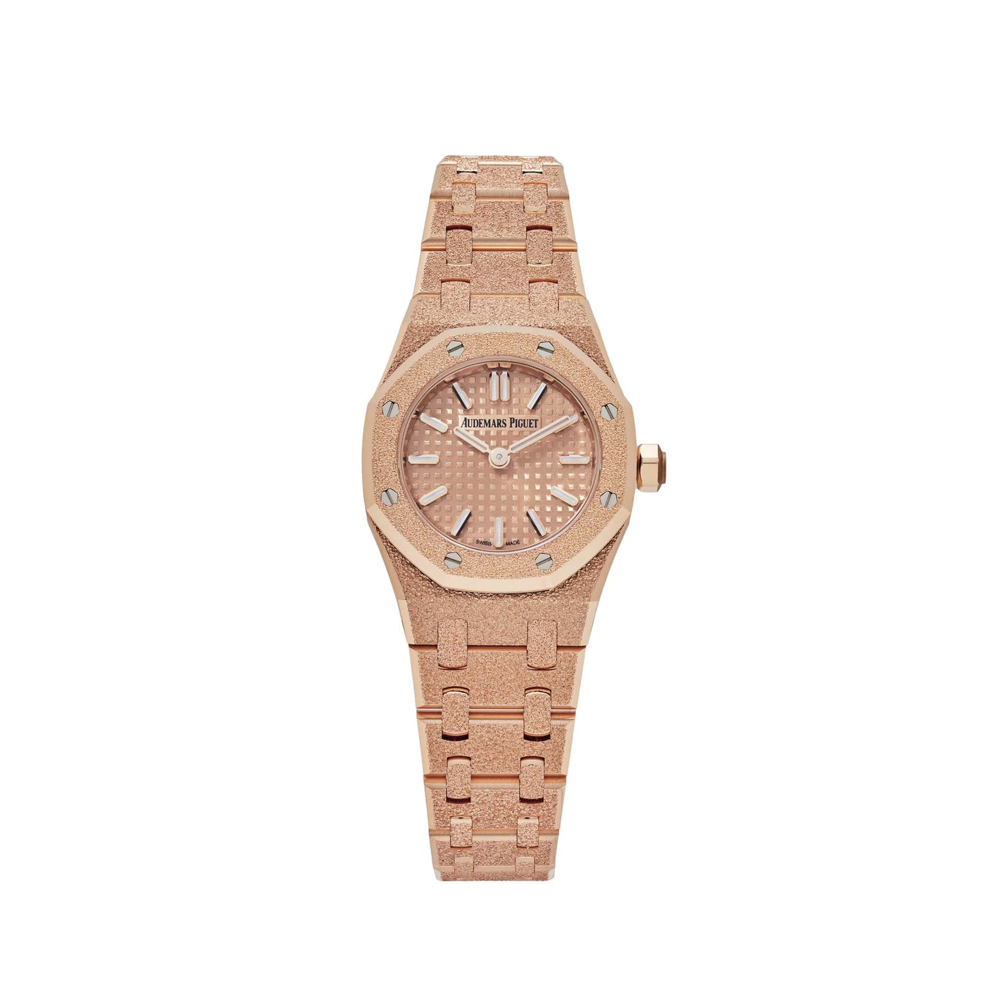 Audemars Piguet Royal Oak 67630OR.GG.1312OR.01 'Mini' Frosted Rose Gold Quartz (2025)