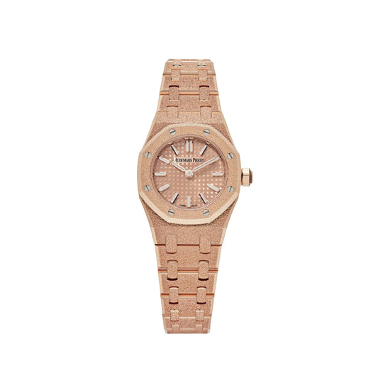 Audemars Piguet Royal Oak 67630OR.GG.1312OR.01 'Mini' Frosted Rose Gold Quartz (2025)