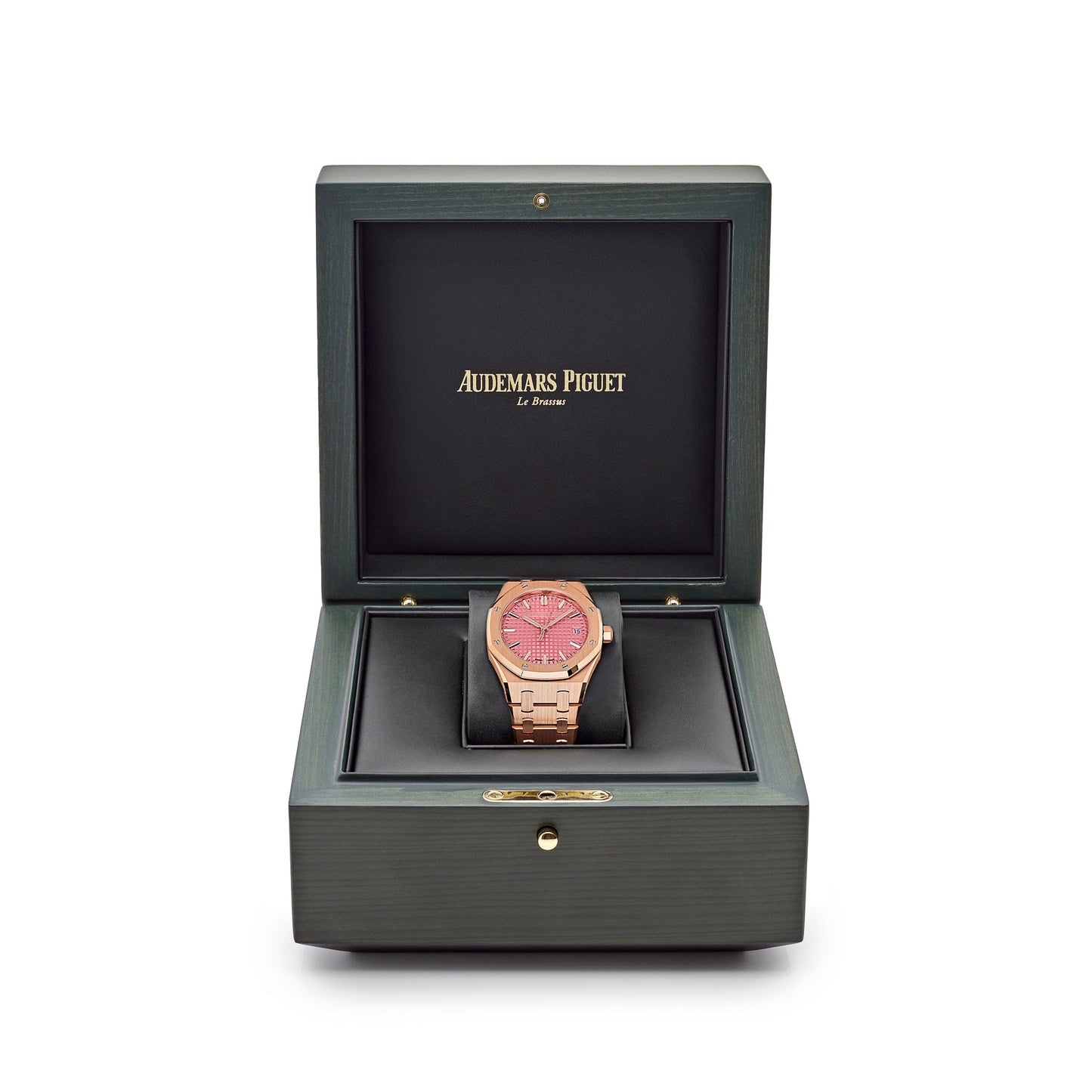 Audemars Piguet Royal Oak 77450OR.OO.1361OR.01 'Ladies' Rose Gold Pink Dial (2024)