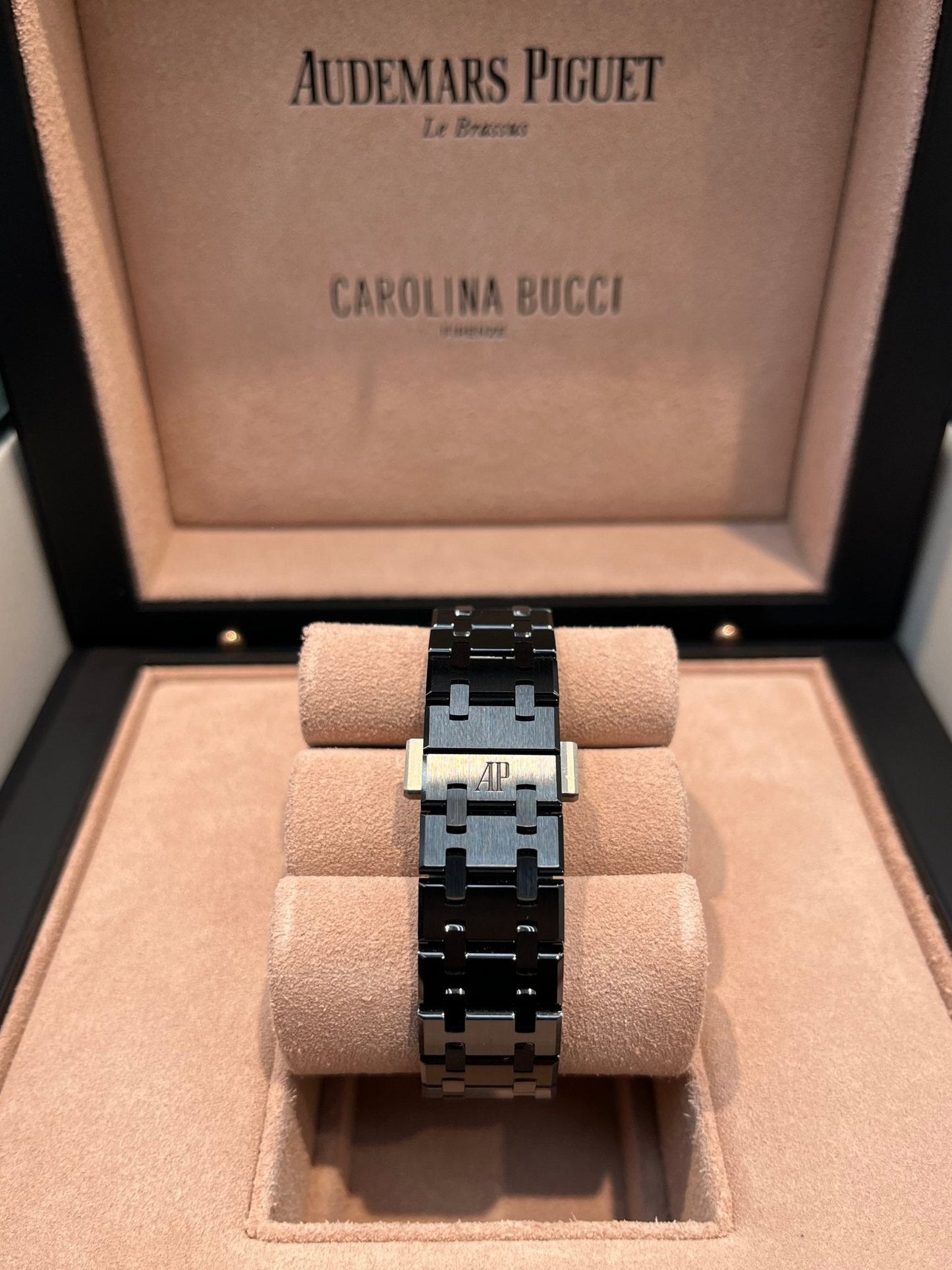 Audemars Piguet Royal Oak Black Ceramic Rainbow Dial Limited Edition 77350CE.OO.1266CE.02.A