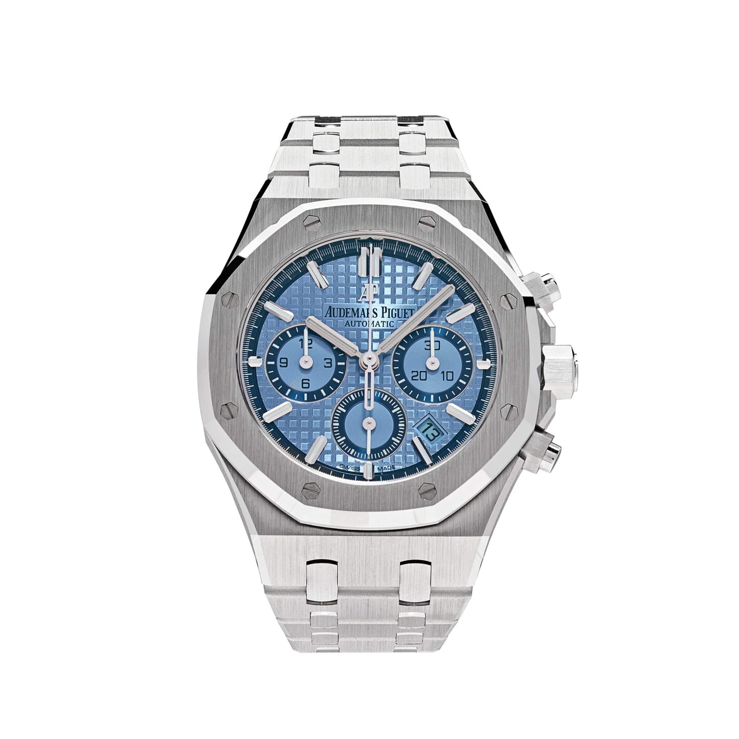 Audemars Piguet Royal Oak 26317BC.OO.1256BC.01 Selfwinding Chronograph White Gold Light Blue Dial Limited Edition of 100