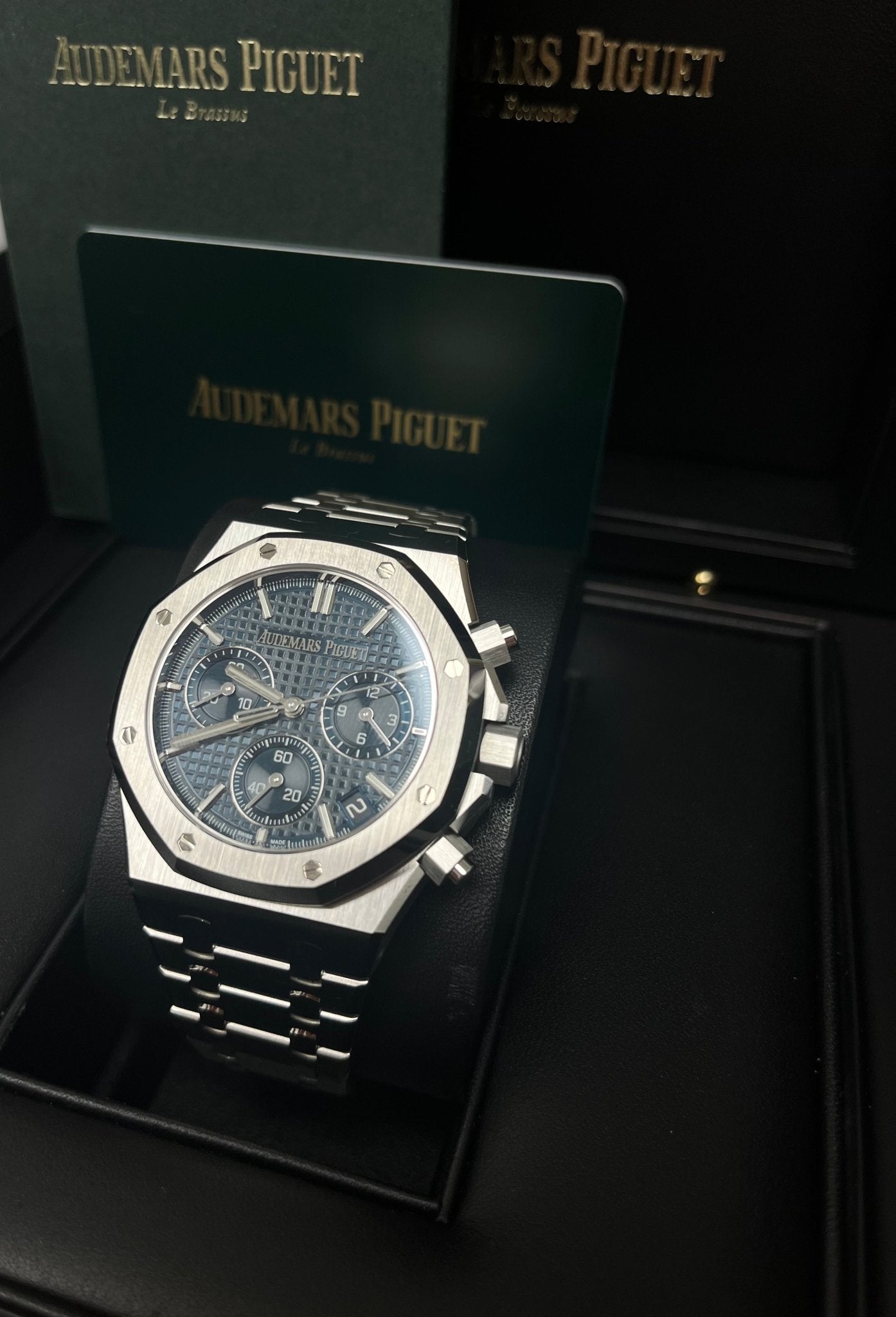 Audemars Piguet Royal Oak Chronograph Blue Index Dial 26240ST.OO.1320ST.05 deposit