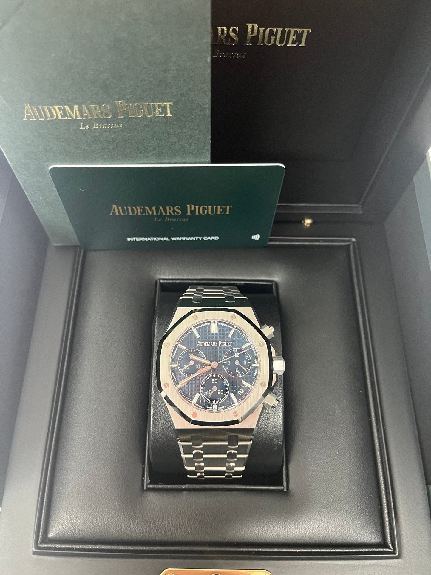 Audemars Piguet Royal Oak Chronograph Blue Index Dial 26240ST.OO.1320ST.05 deposit