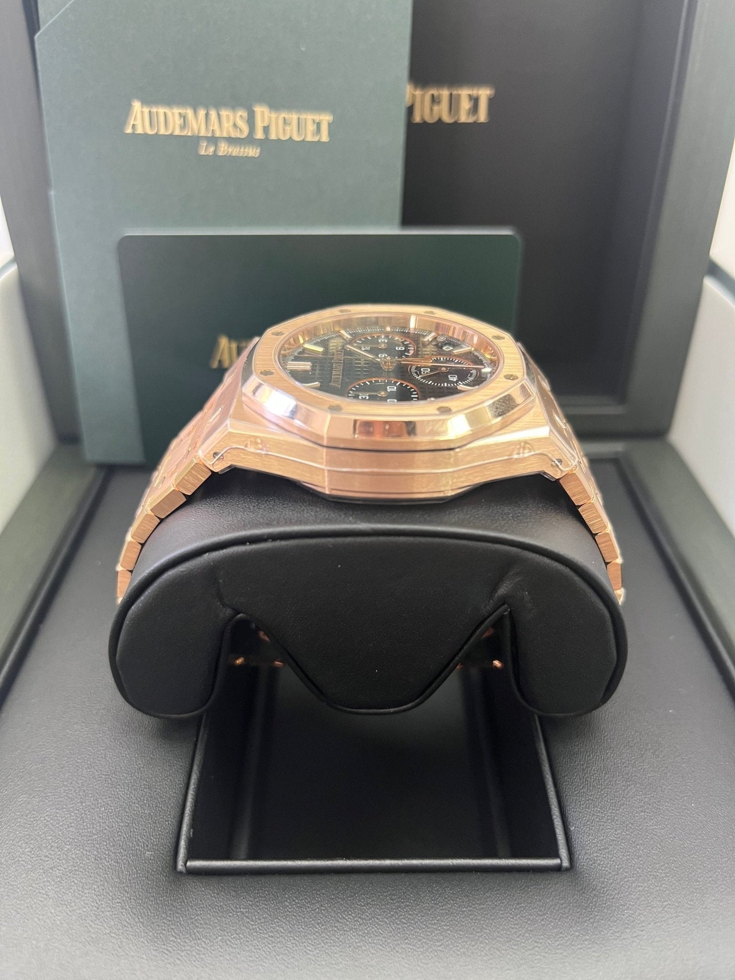 Audemars Piguet Royal Oak Chronograph SELFWINDING CHRONOGRAPH 50TH ANNIVERSARY Black Dial Rose Gold  26240OR.OO.1320OR.02