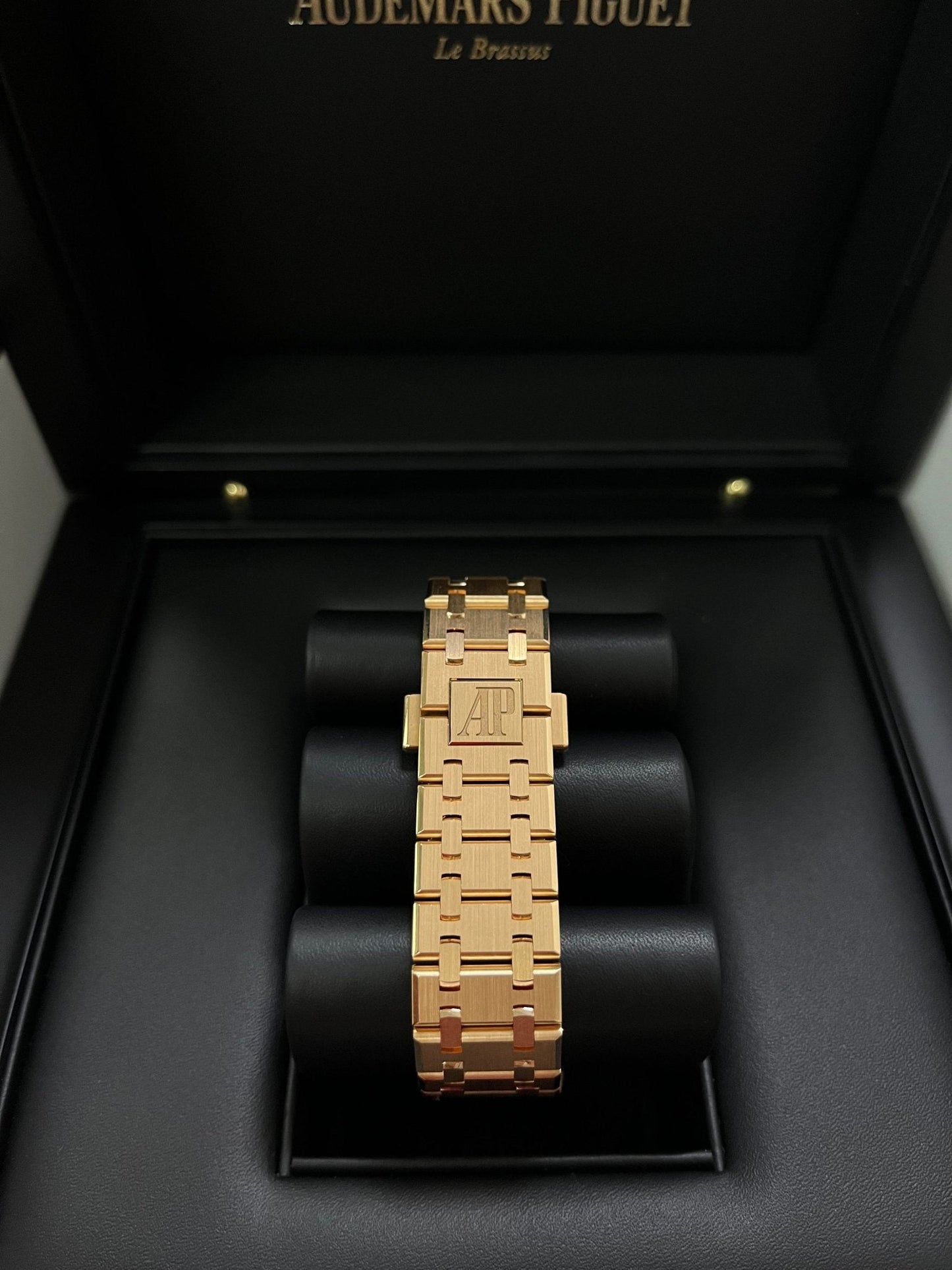 Audemars Piguet Royal Oak Chronograph Selfwinding Chronograph Blue Dial Rose gold 38mm Reference # 26715OR.OO.1356OR.01