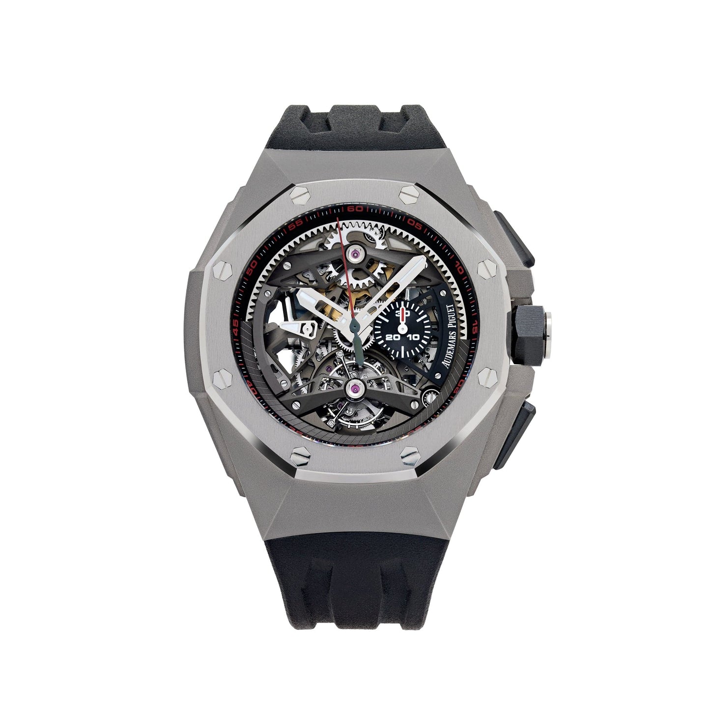 Audemars Piguet Royal Oak Concept 26587TI.OO.D067CA.01 Tourbillon Chronograph Titanium Openworked Dial (2018)