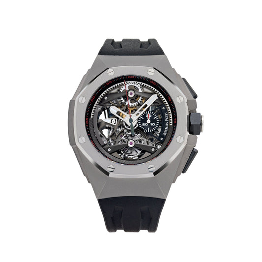 Audemars Piguet Royal Oak Concept 26587TI.OO.D067CA.01 Tourbillon Chronograph Titanium Openworked Dial (2018)