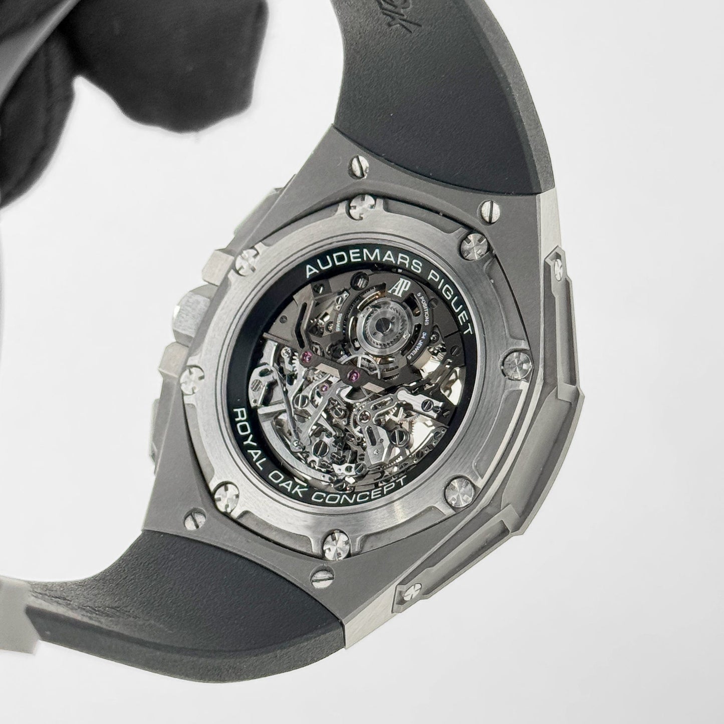 Audemars Piguet Royal Oak Concept 26587TI.OO.D067CA.01 Tourbillon Chronograph Titanium Openworked Dial (2018)