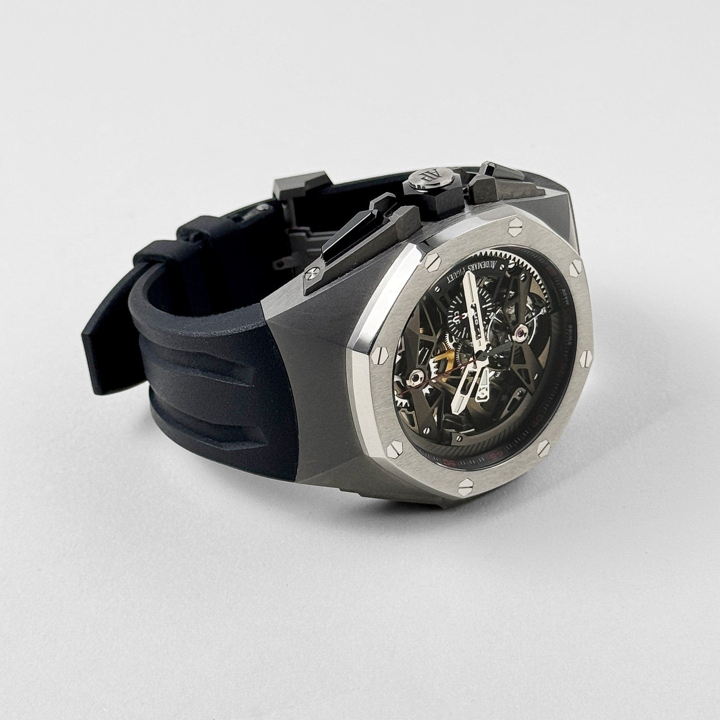 Audemars Piguet Royal Oak Concept 26587TI.OO.D067CA.01 Tourbillon Chronograph Titanium Openworked Dial (2018)