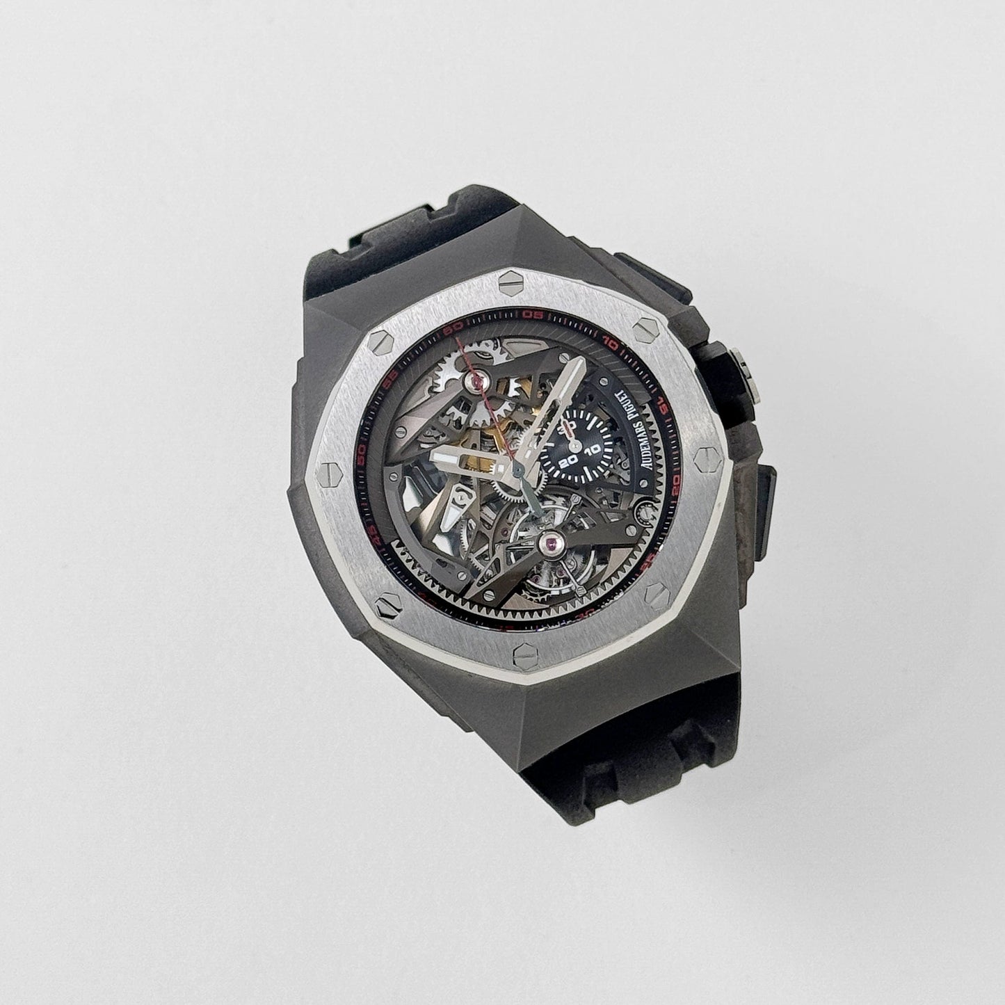 Audemars Piguet Royal Oak Concept 26587TI.OO.D067CA.01 Tourbillon Chronograph Titanium Openworked Dial (2018)