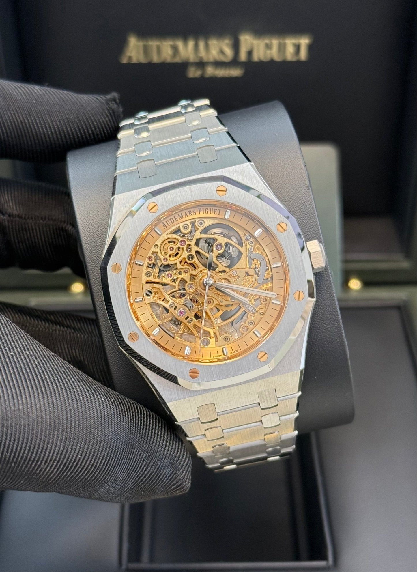 Audemars Piguet Royal Oak Double Balance Wheel Openworked 15407ST.OO.1220ST.02