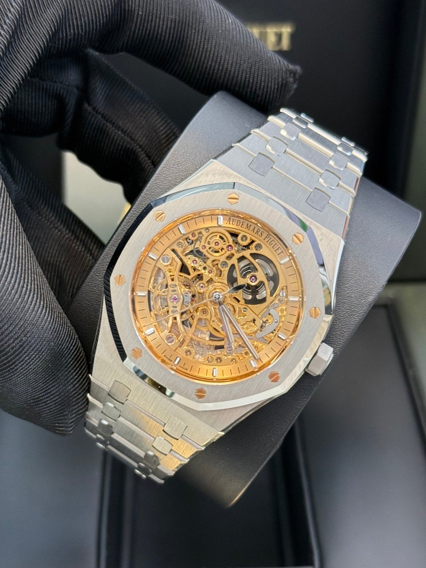 Audemars Piguet Royal Oak Double Balance Wheel Openworked 15407ST.OO.1220ST.02