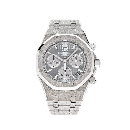 Audemars Piguet Royal Oak 26239BC.GG.1224BC.01 Chronograph Frosted White Gold Limited Edition of 200