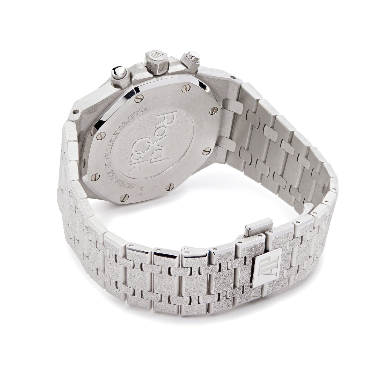 Audemars Piguet Royal Oak 26331BC.GG.1224BC.01 Chronograph Purple Dial Frosted White Gold