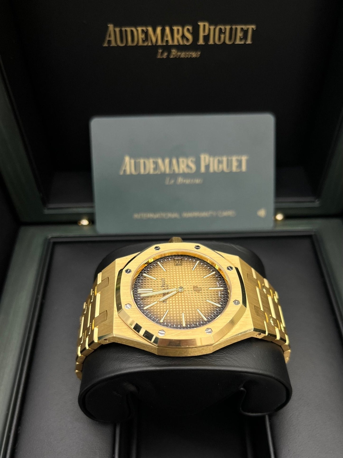 Audemars Piguet Royal Oak Jumbo Extra Thin 50th Anniversary "Smoked Gold" 2022 16202BA.OO.1240BA.01