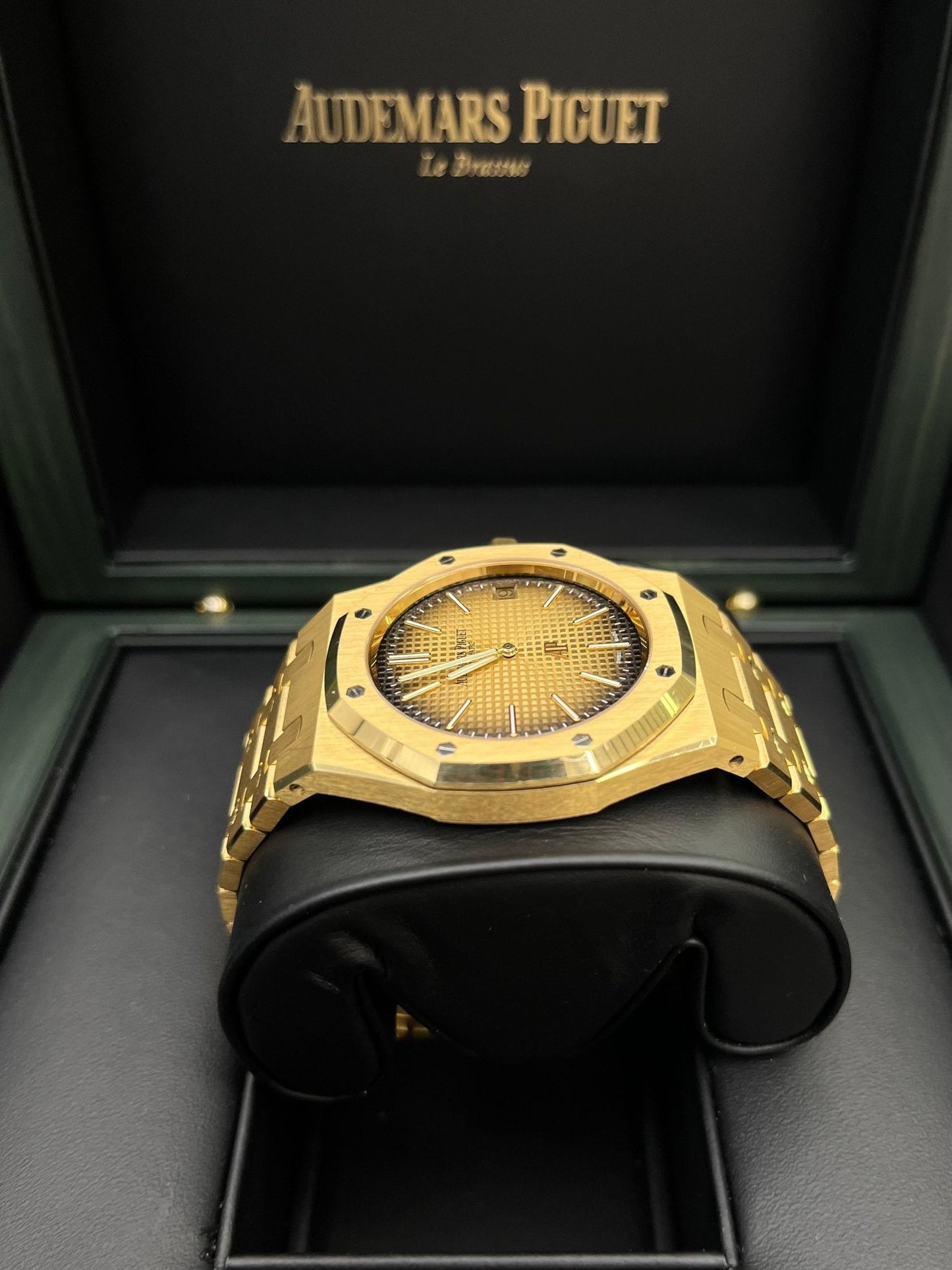 Audemars Piguet Royal Oak Jumbo Extra Thin 50th Anniversary "Smoked Gold" 2022 16202BA.OO.1240BA.01