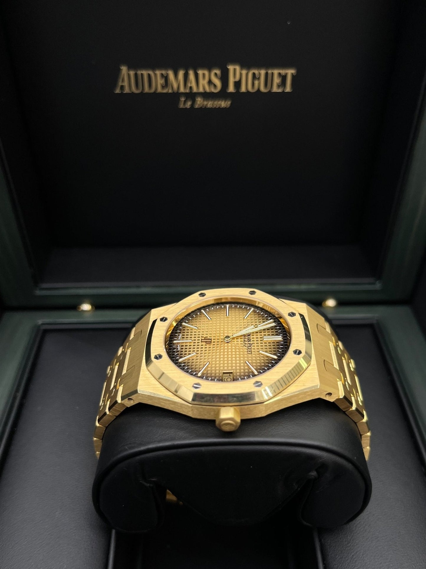 Audemars Piguet Royal Oak Jumbo Extra Thin 50th Anniversary "Smoked Gold" 2022 16202BA.OO.1240BA.01