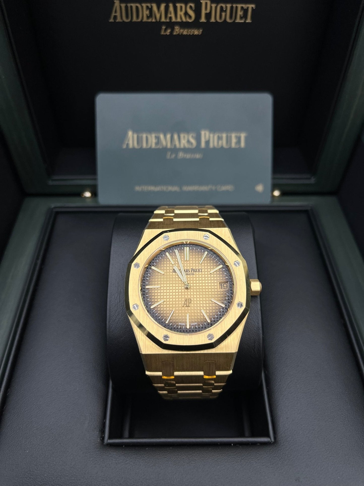 Audemars Piguet Royal Oak Jumbo Extra Thin 50th Anniversary "Smoked Gold" 2022 16202BA.OO.1240BA.01